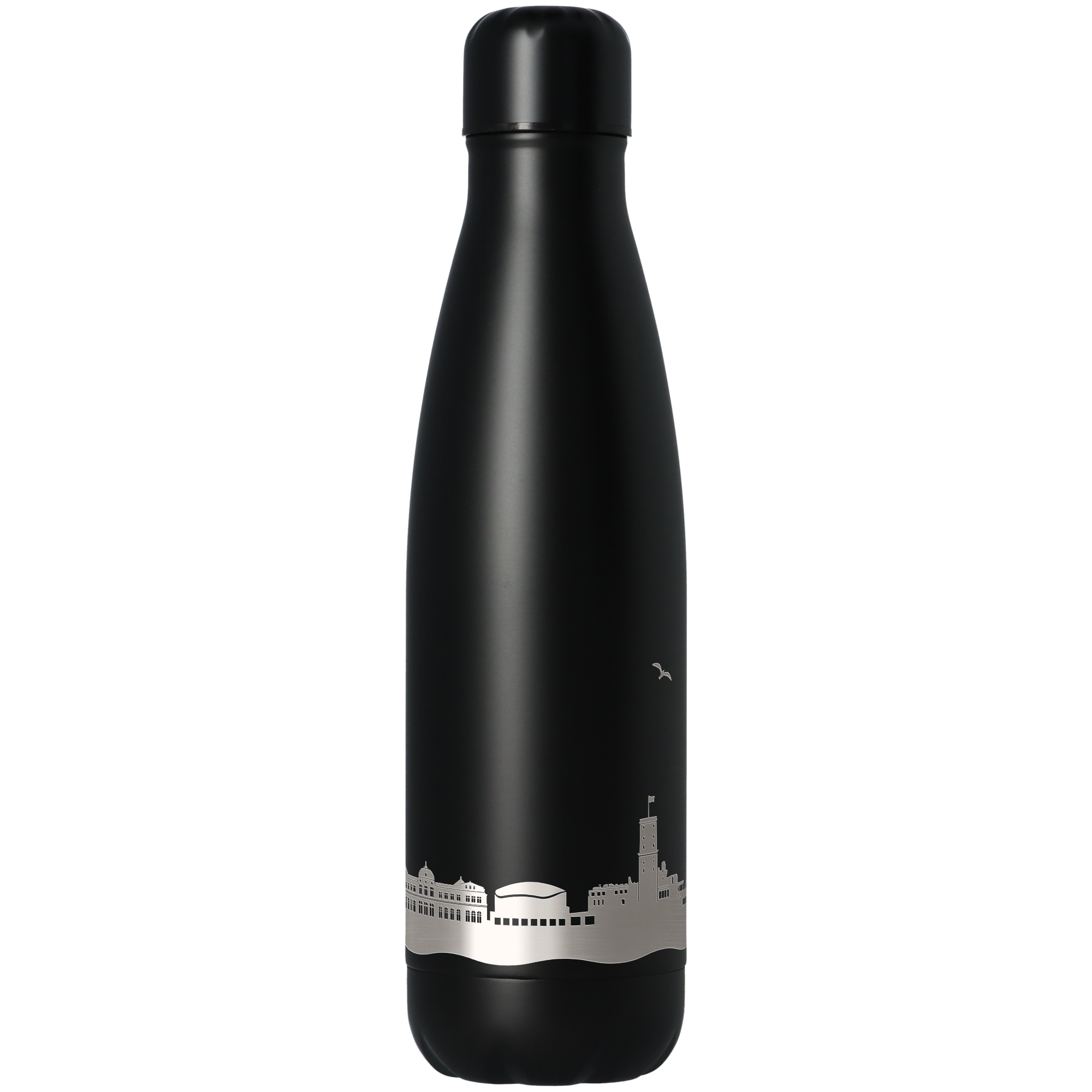 Trinkflasche Skyline Bonn Schwarz 500ml