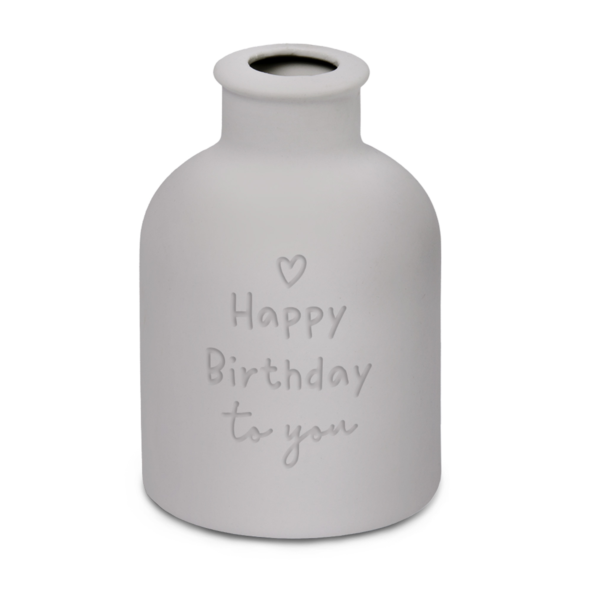 Vase "Happy Birthday"