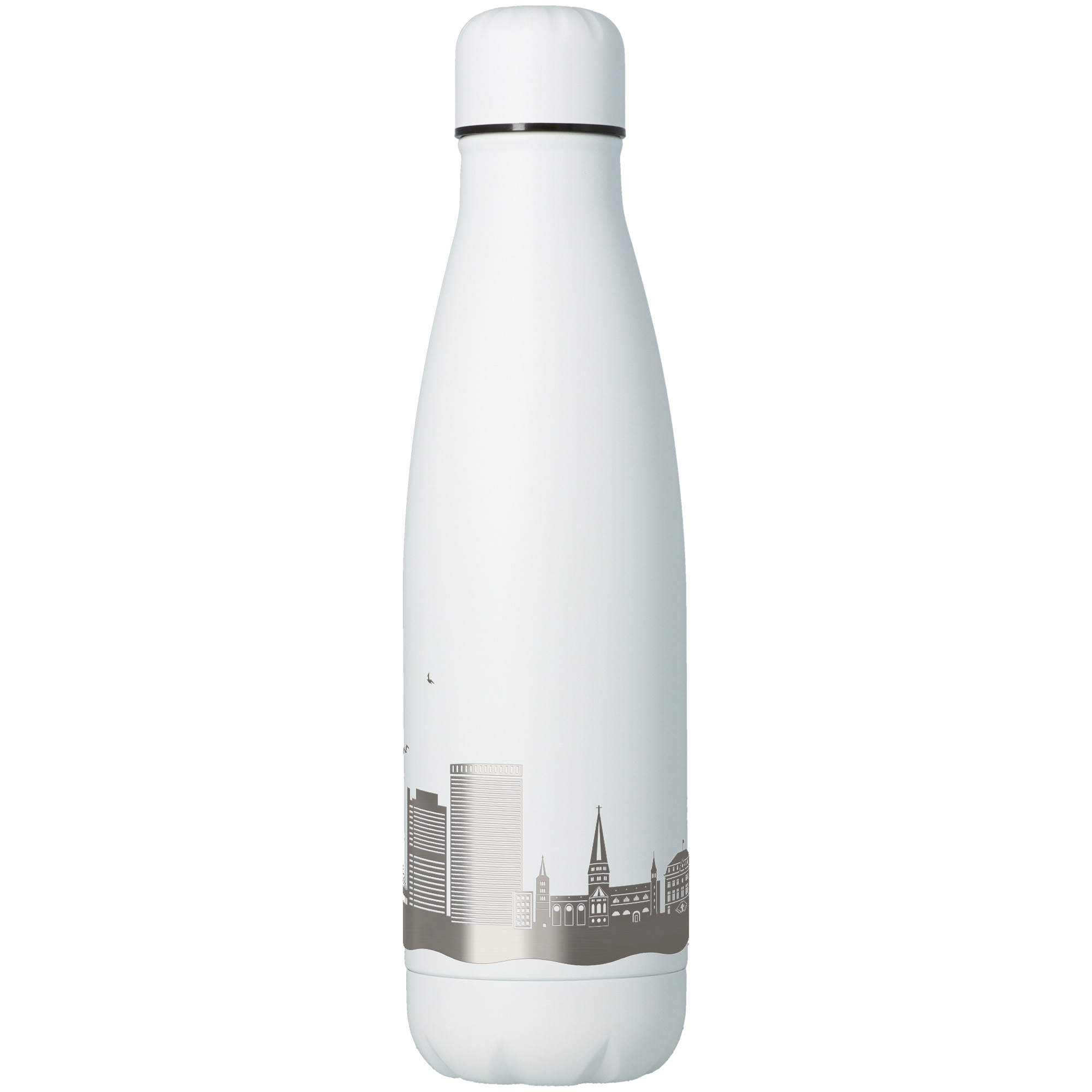 Trinkflasche Skyline Bonn Weiß 500ml