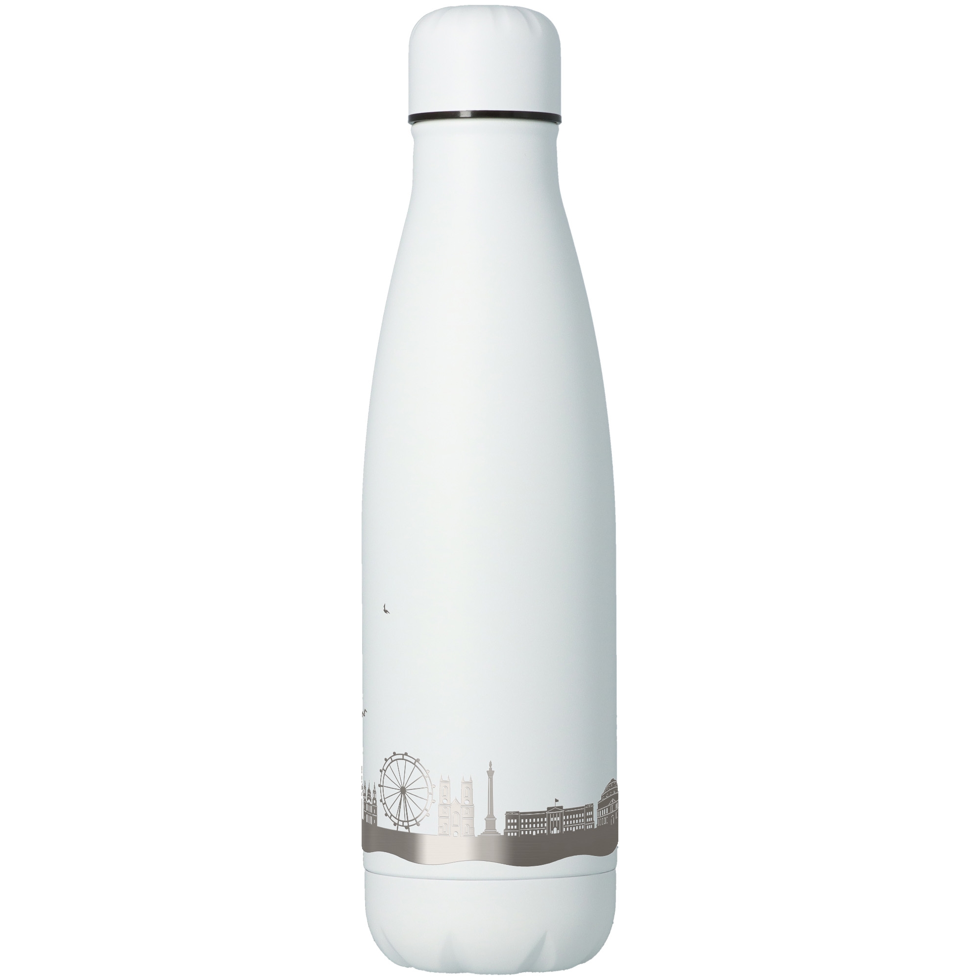 Trinkflasche Skyline London Weiß 500ml