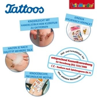 Waldtiere - 24 Mini-Tattoos