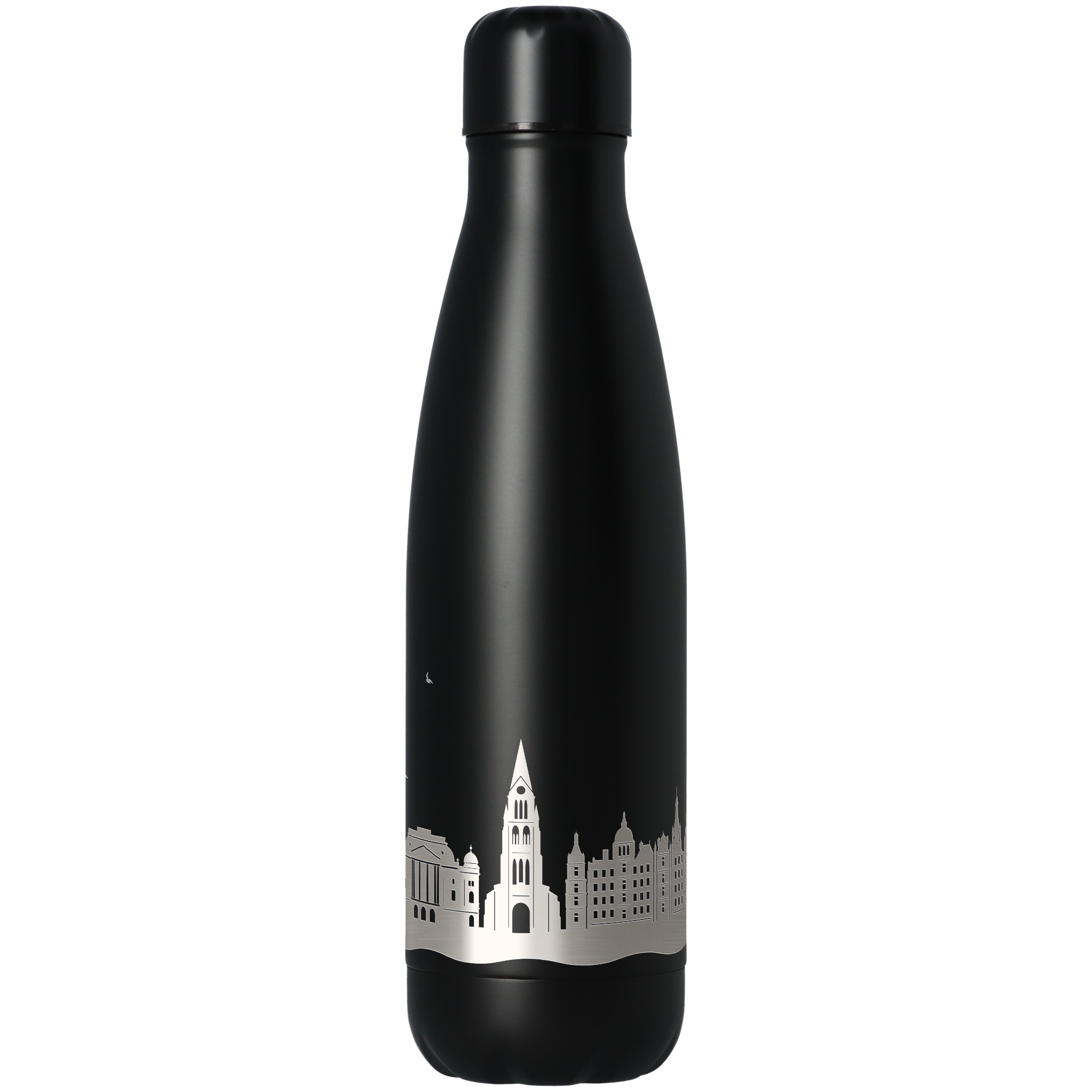 Trinkflasche Skyline Schwerin Schwarz 500ml