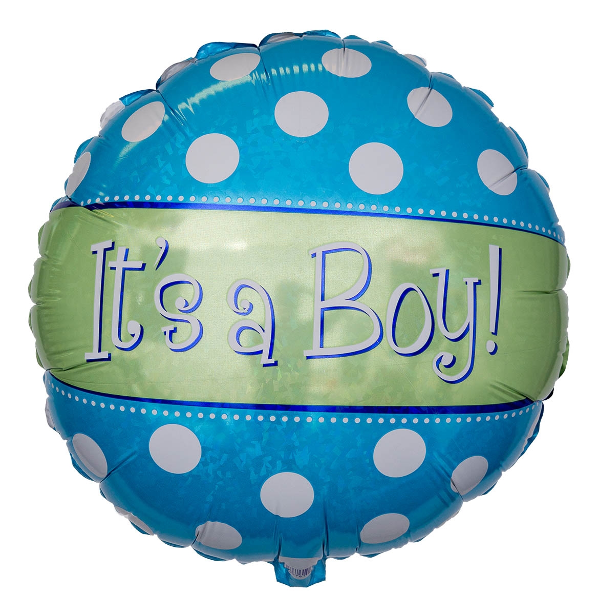 Folienballon Polka Dots It's a Boy Holographic 45 cm