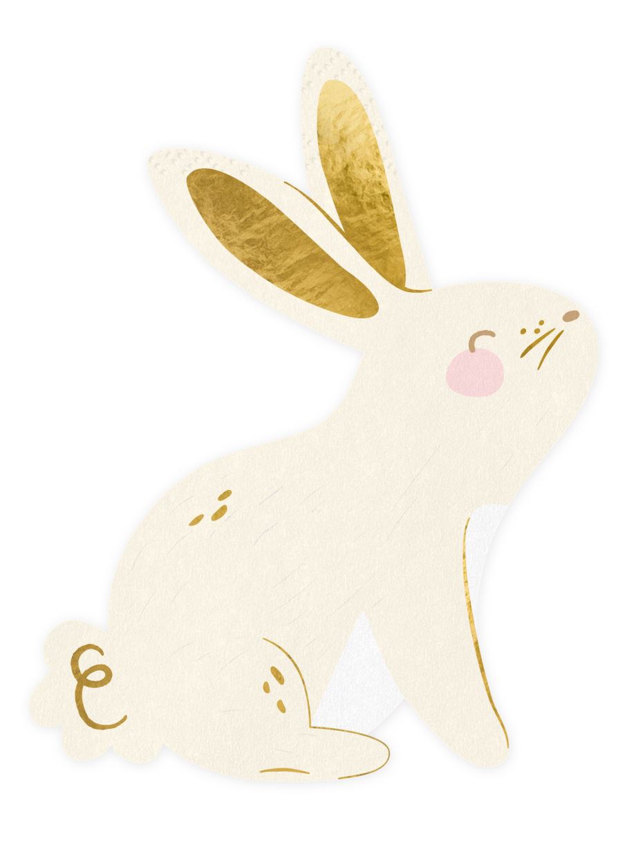 20 Papierservietten "Hase"