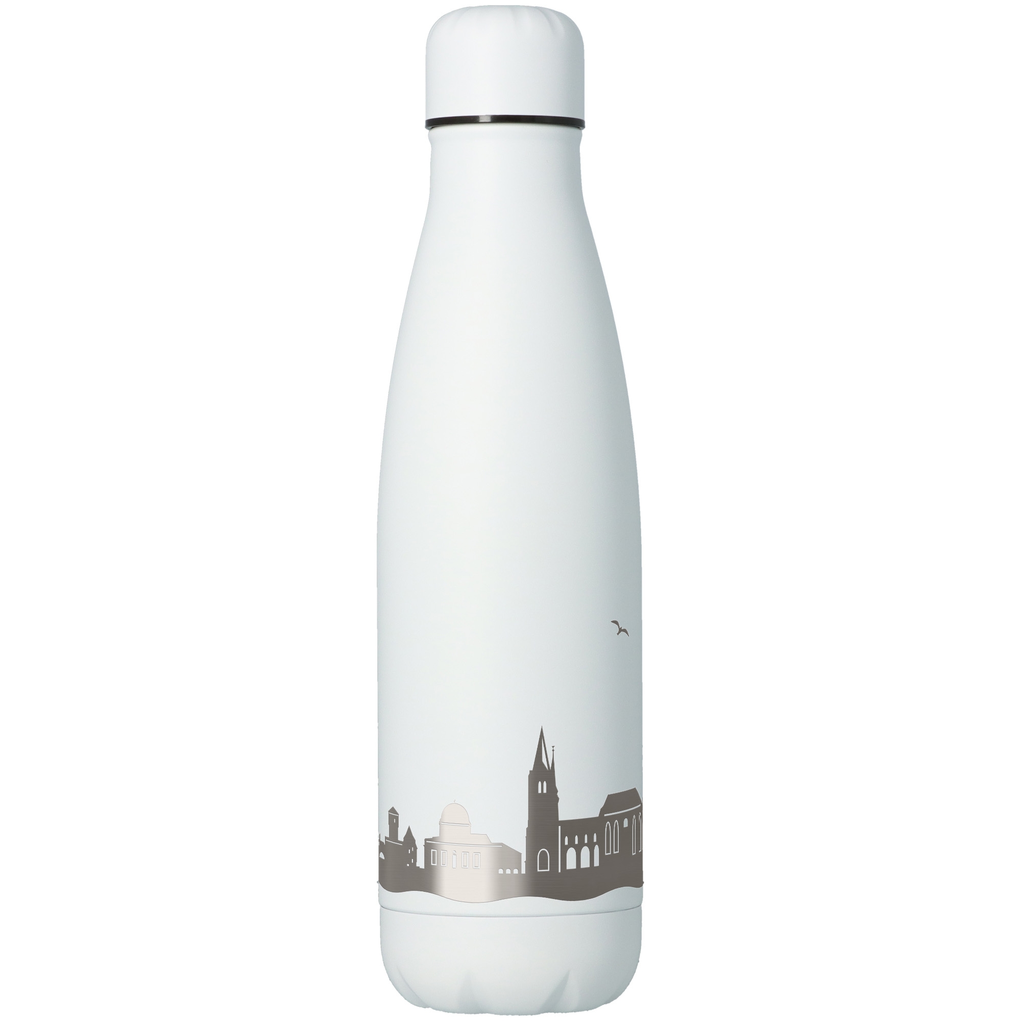 Trinkflasche Skyline Nürnberg Weiß 500ml