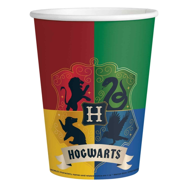 8 Pappbecher "Harry Potter" 250 ml