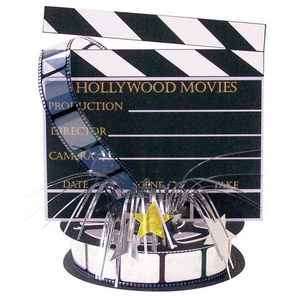 Hollywood - Filmklappe Centerpiece