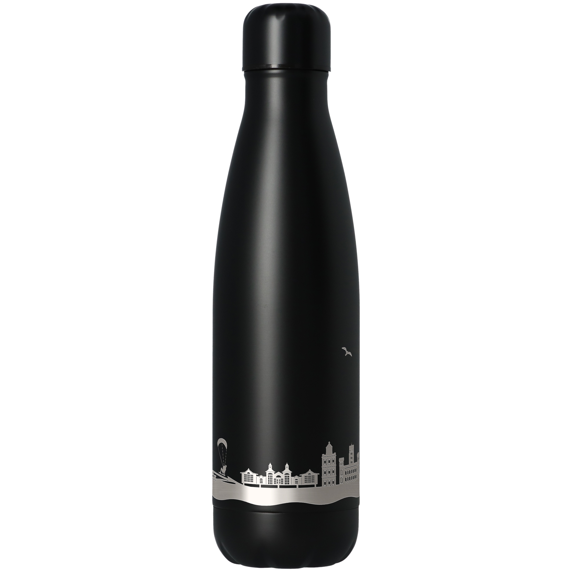 Trinkflasche Skyline Rügen Schwarz 500ml