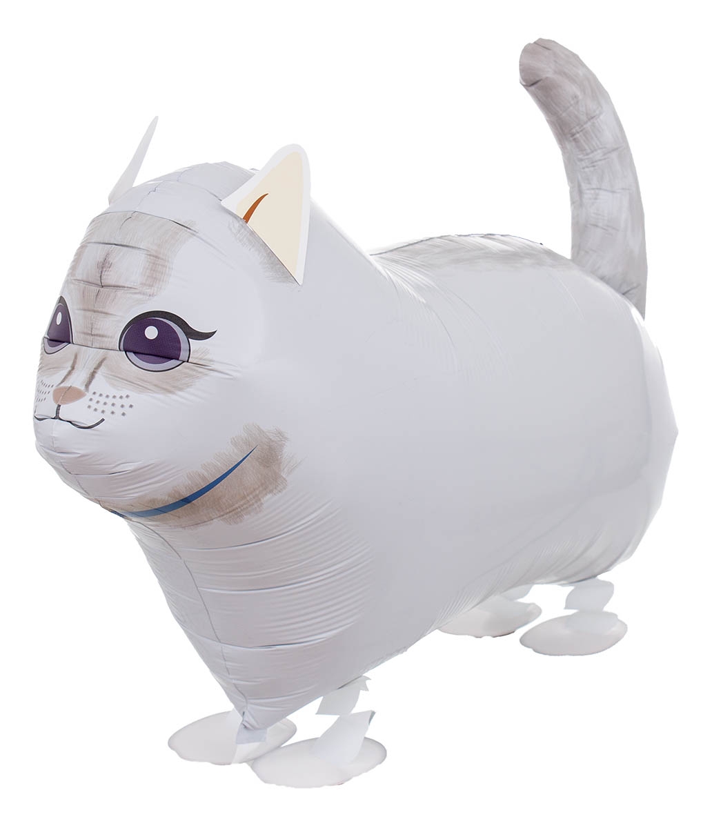 Airwalker Weiße Katze 57cm