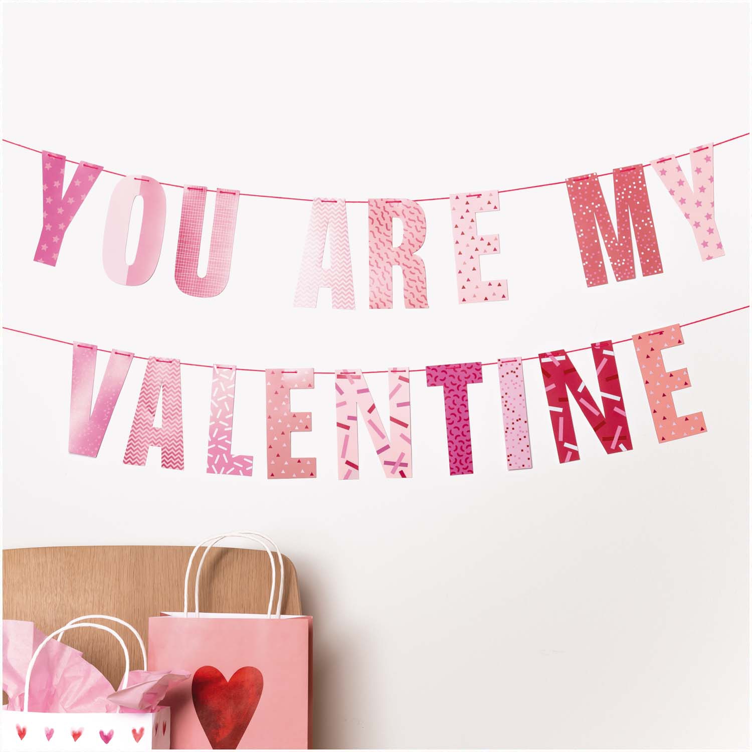 Girlande "You are my Valentine"