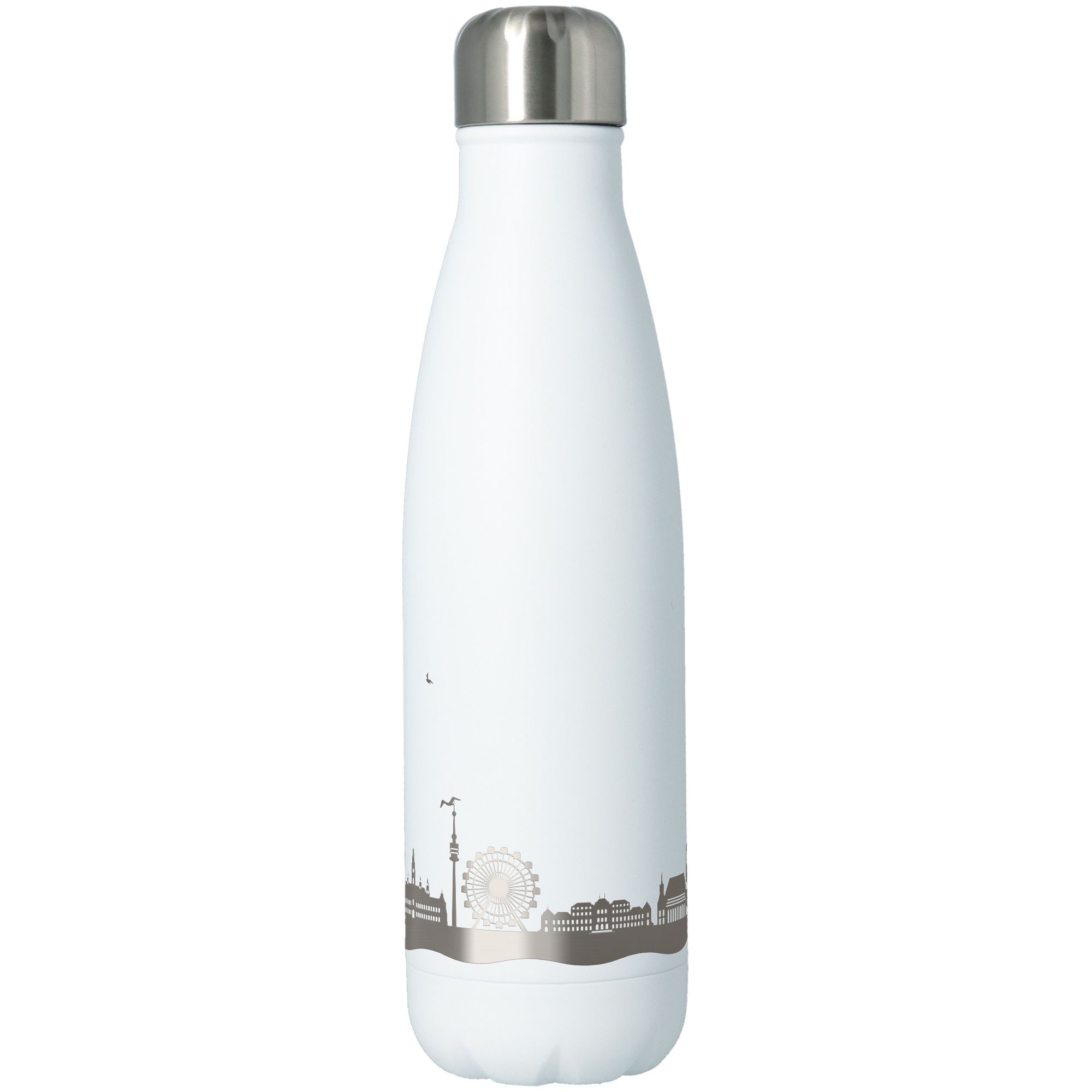 Trinkflasche Skyline Wien Weiß 500ml