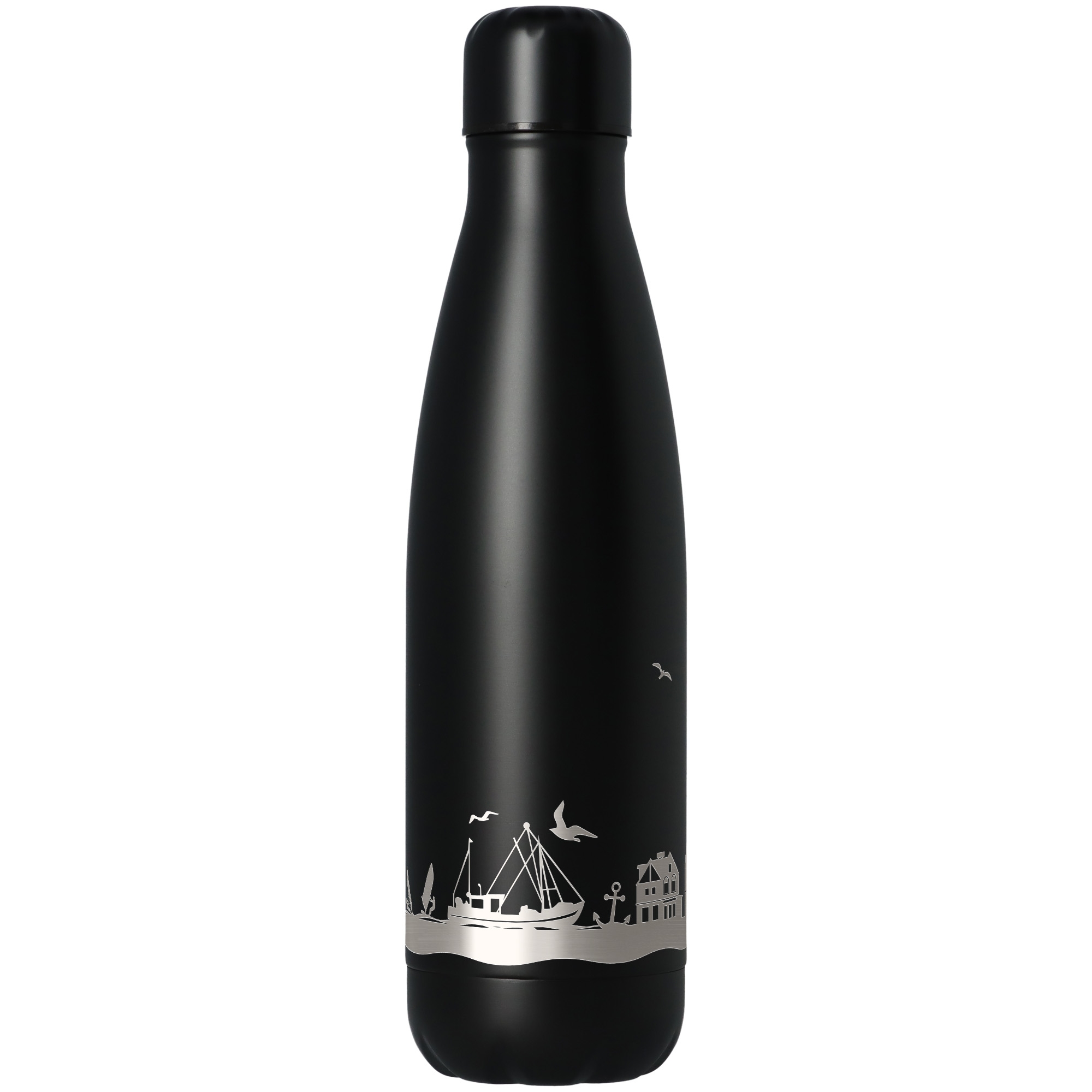 Trinkflasche Skyline Niendorf Schwarz 500ml