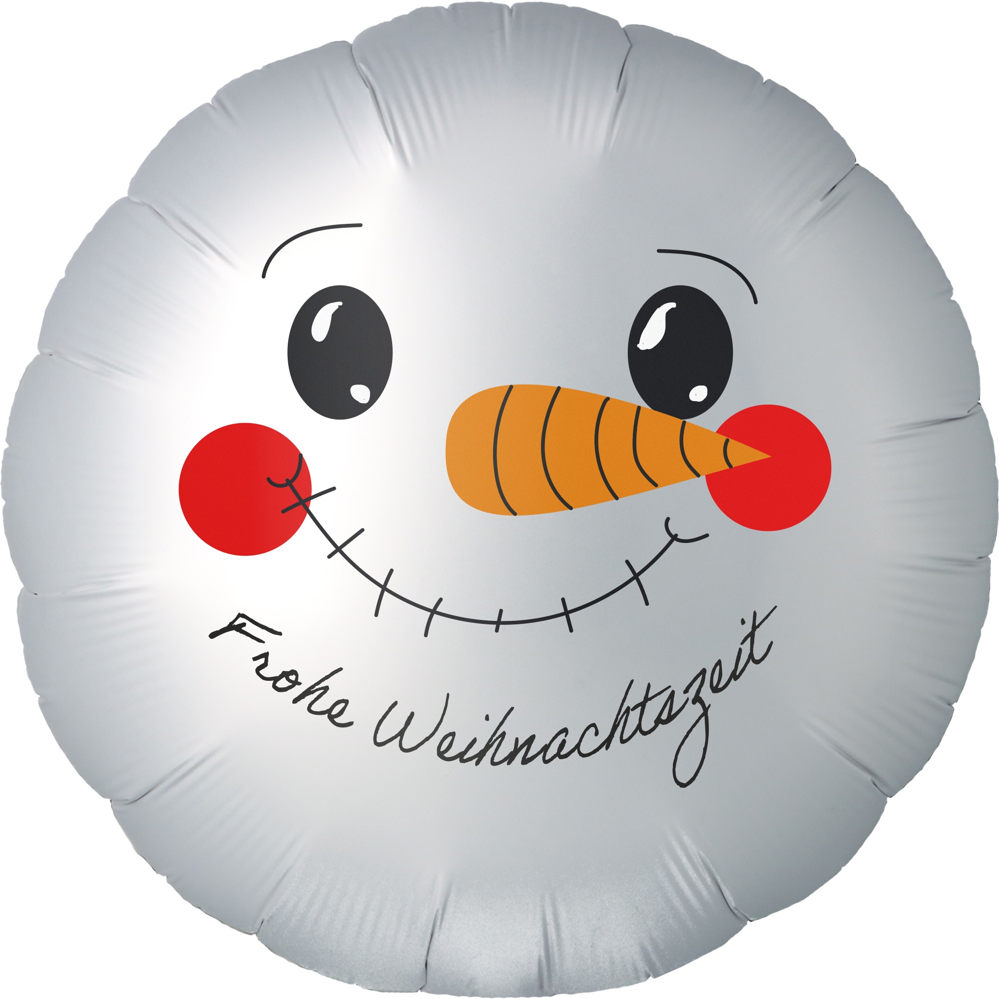 Folienballon "Schneemann Frohe Weihnachtszeit"