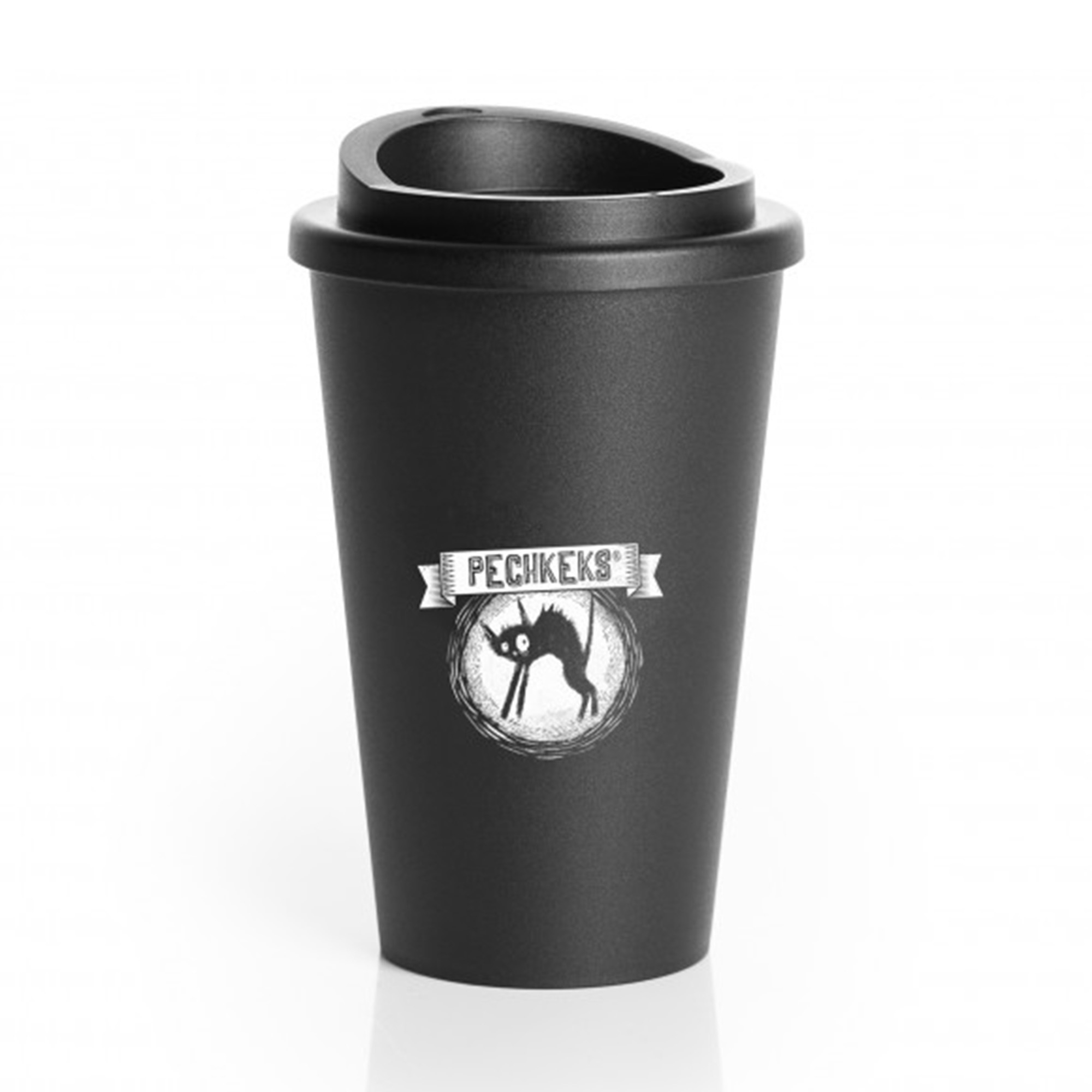 Coffee-to-go Becher "Pech beim Denken"