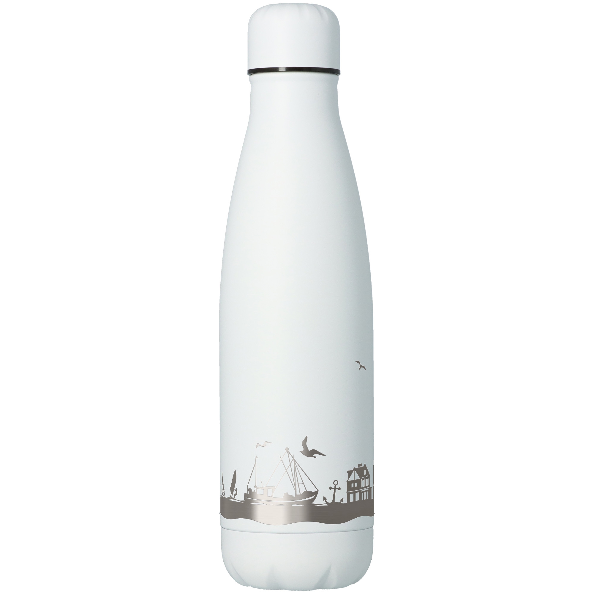 Trinkflasche Skyline Niendorf Weiß 500ml