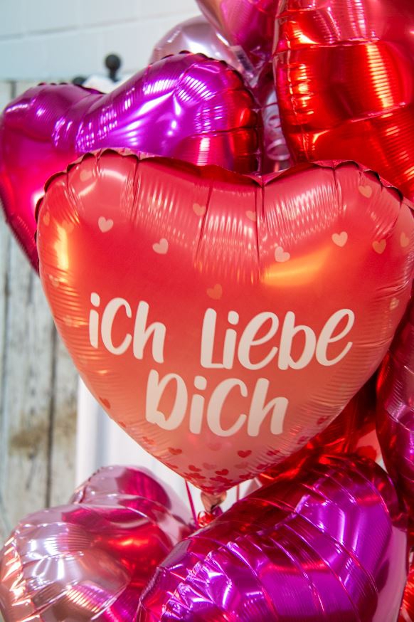 Folienballon "Ich Liebe Dich" Herz 45cm