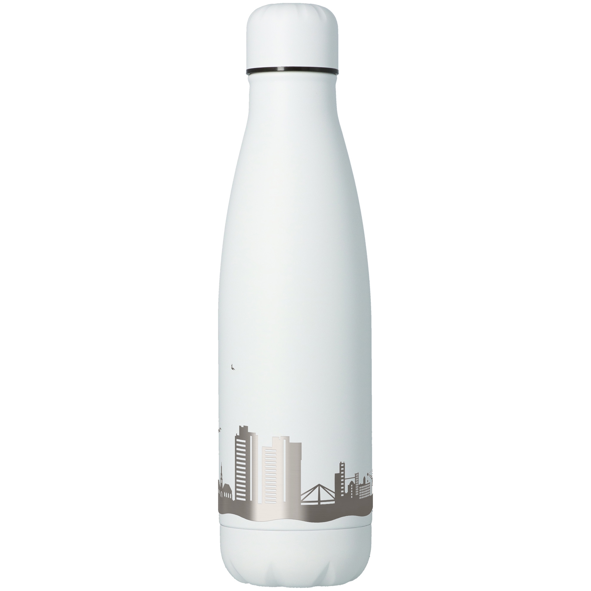 Trinkflasche Skyline Mannheim Weiß 500ml