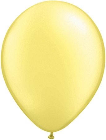 Qualatex Latexballon Pearl Lemon Chiffon Ø 13cm