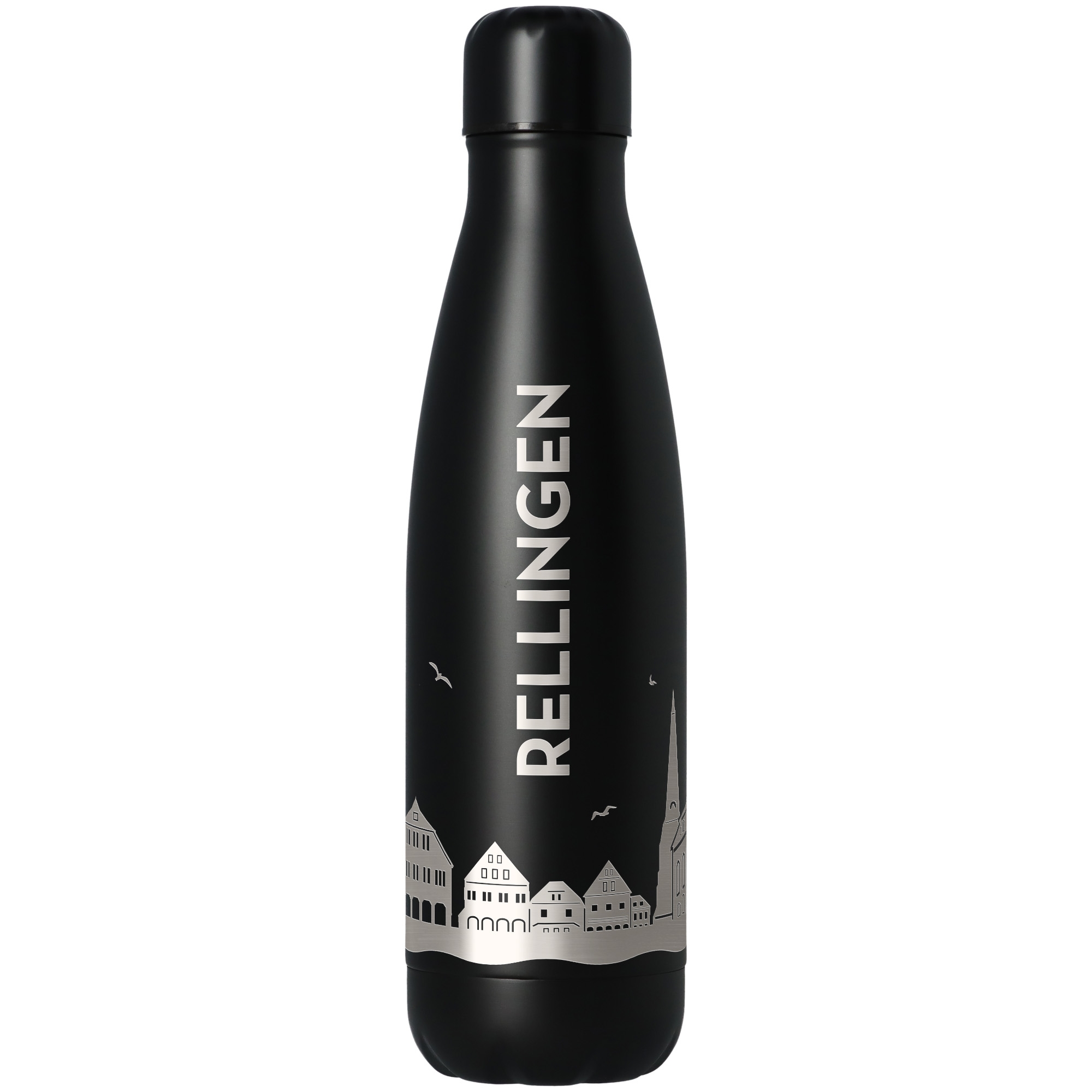 Trinkflasche Skyline Rellingen Schwarz 500ml