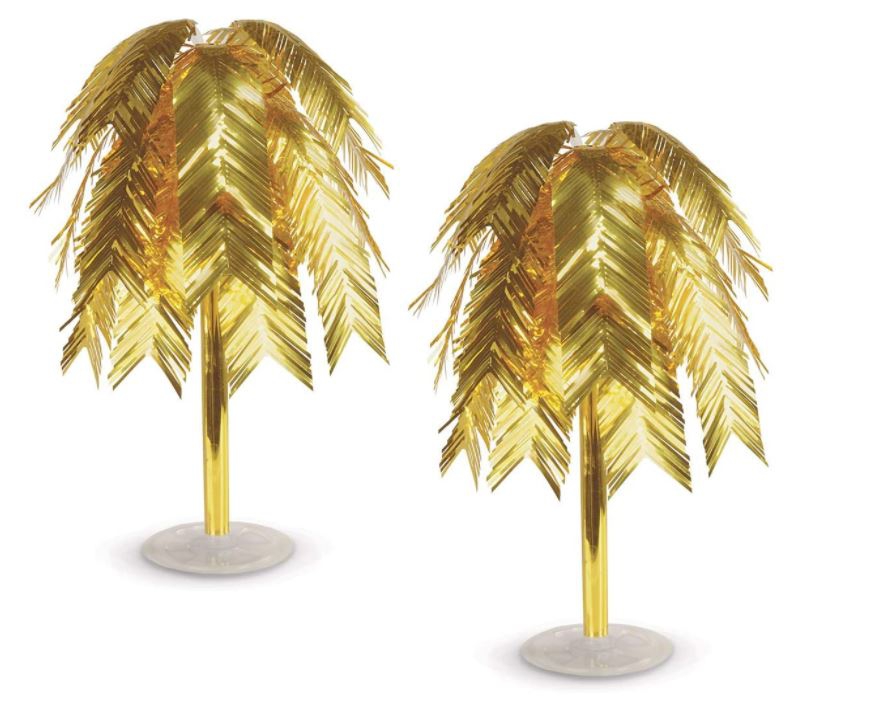 Tischdekoration "Palme", Metallic Gold