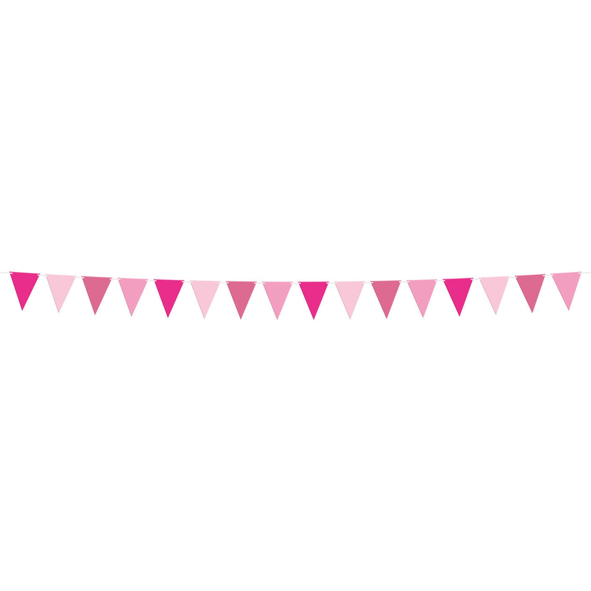 Flaggenbanner "Pink" 6m