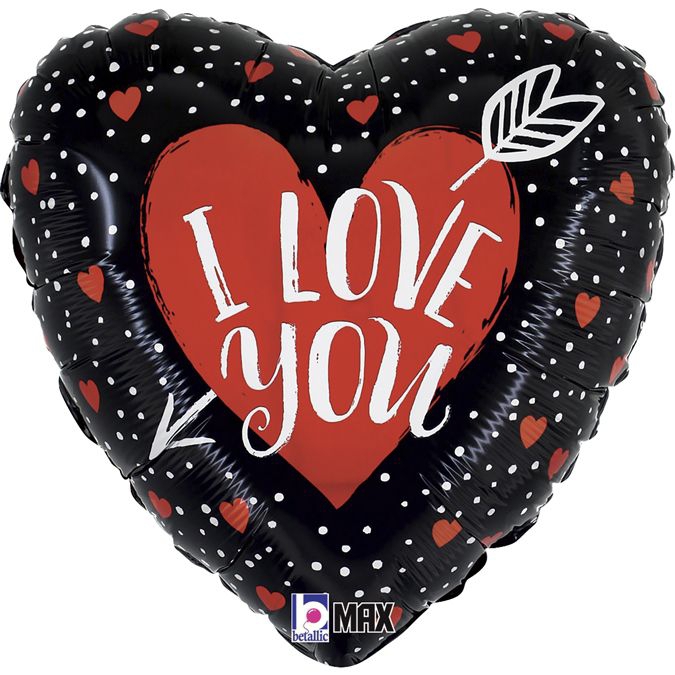 Folienballon "I Love you" Herz 45cm