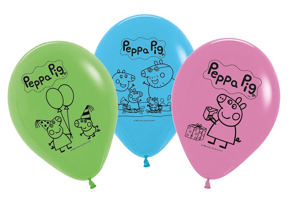 Peppa Wutz - 6 Latexballons