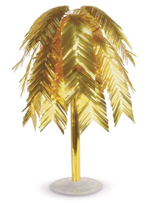 Tischdekoration "Palme", Metallic Gold