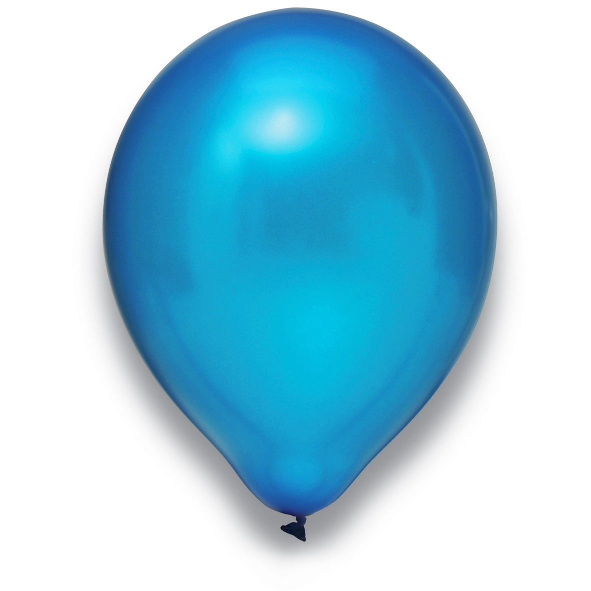 Latexballon Metallic Blau 100 Stück Ø 30cm