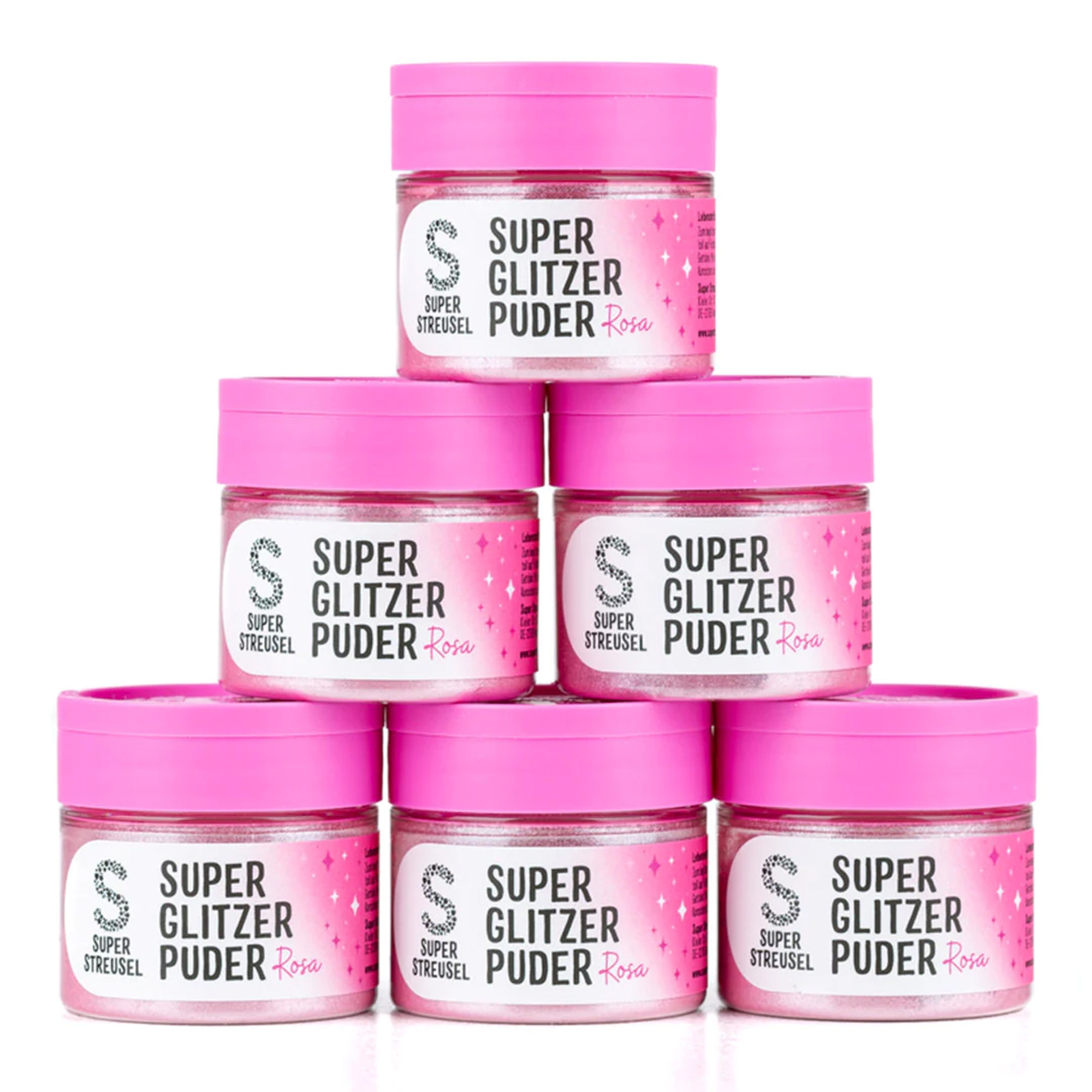 Super Streusel SuperGlitzerPuder Rosa 10 g