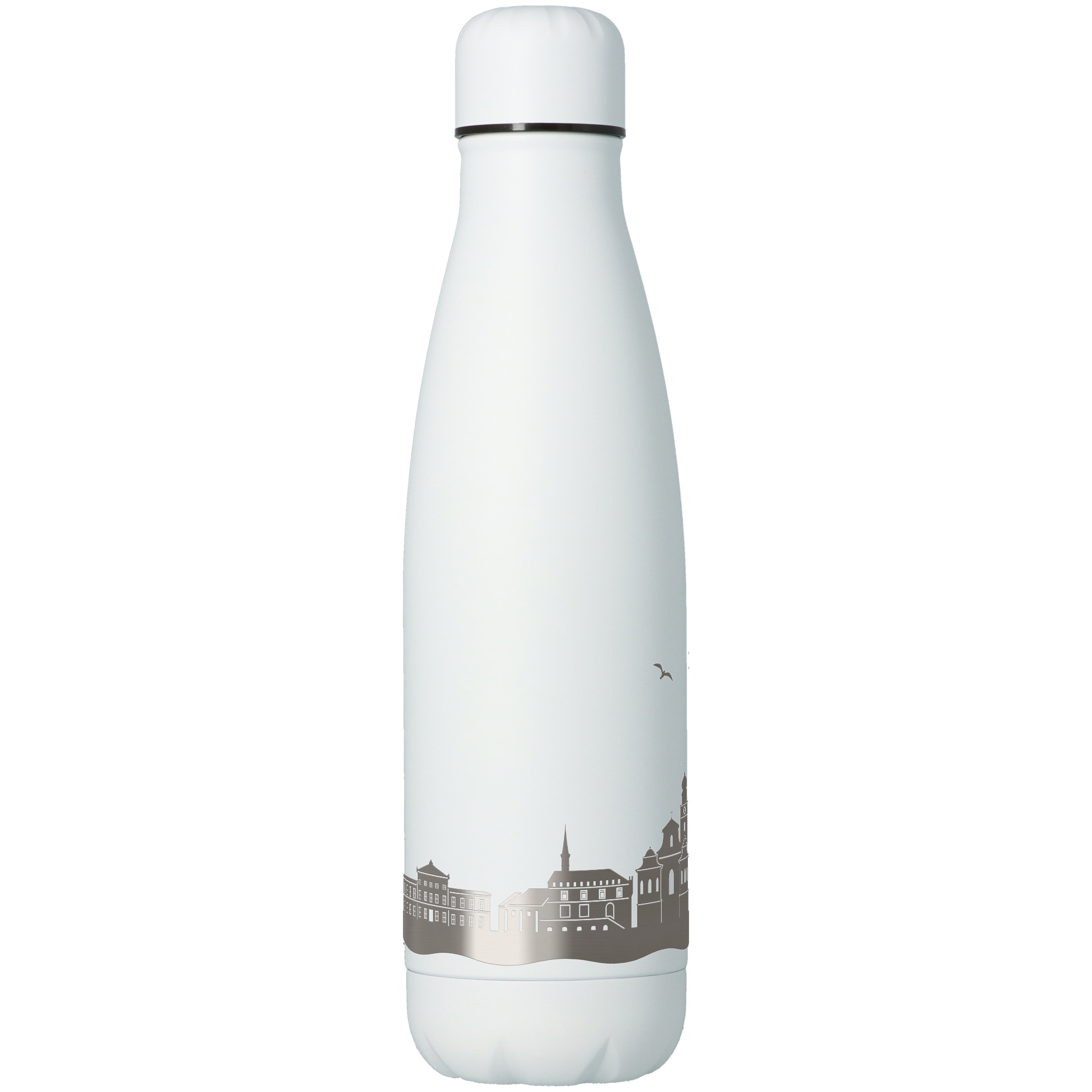 Trinkflasche Skyline Göttingen Weiß 500ml