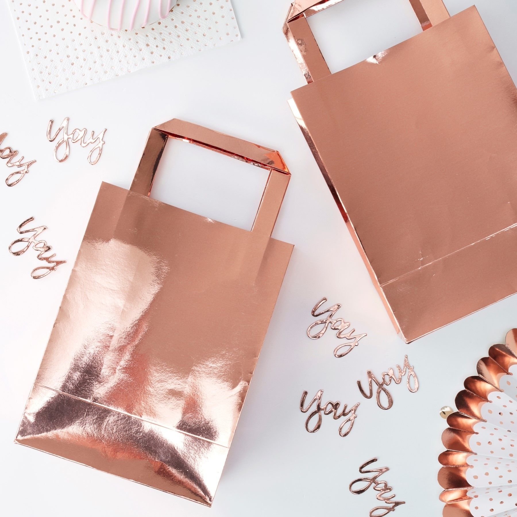 Pick & Mix - 5 roségoldene Party Bags