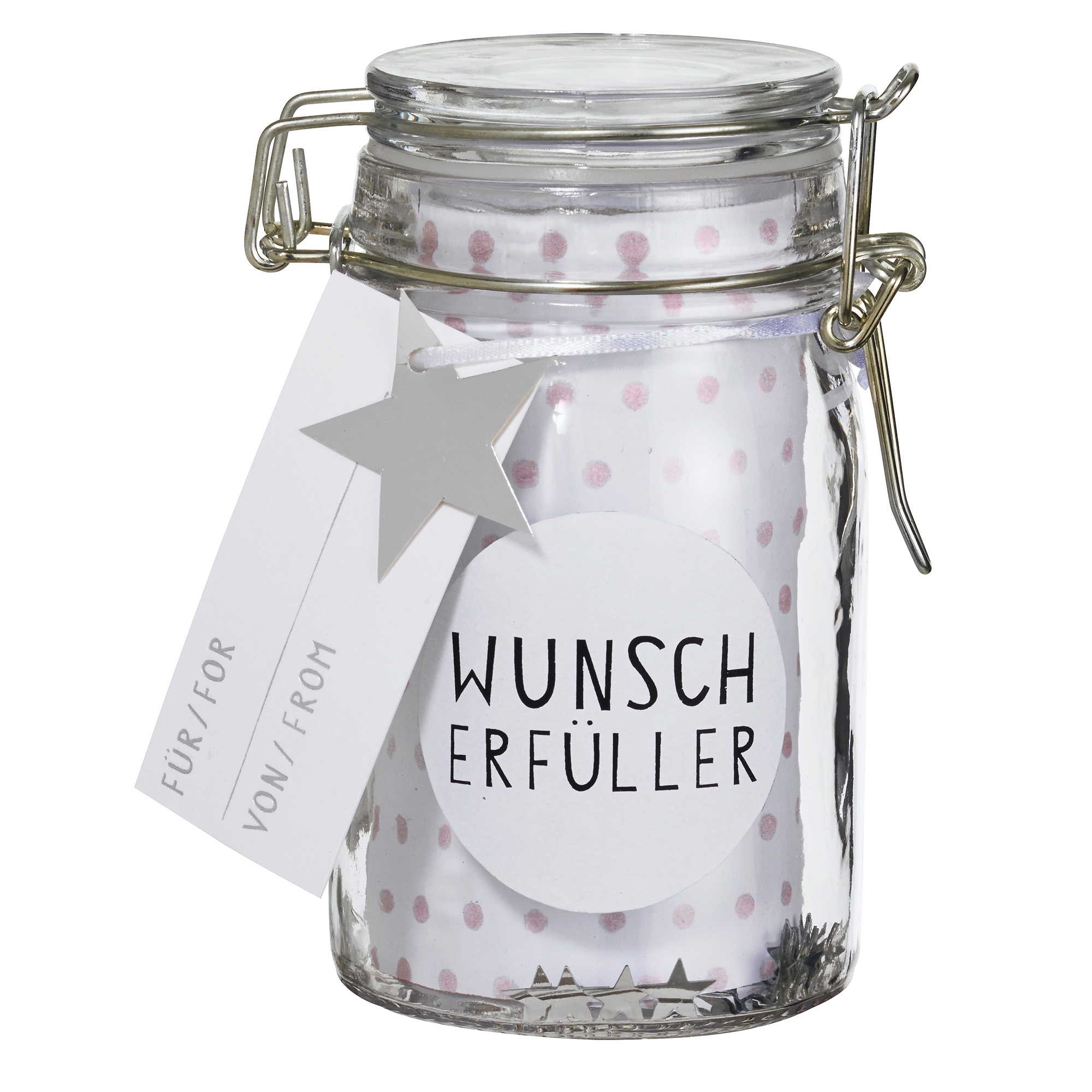 Räder Design - Geschenkglas "Wunscherfüller"