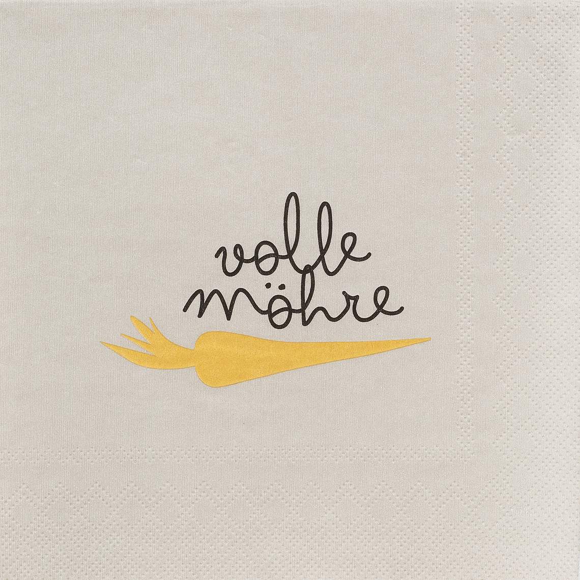 Räder Design - Papierserviette "volle Möhre"