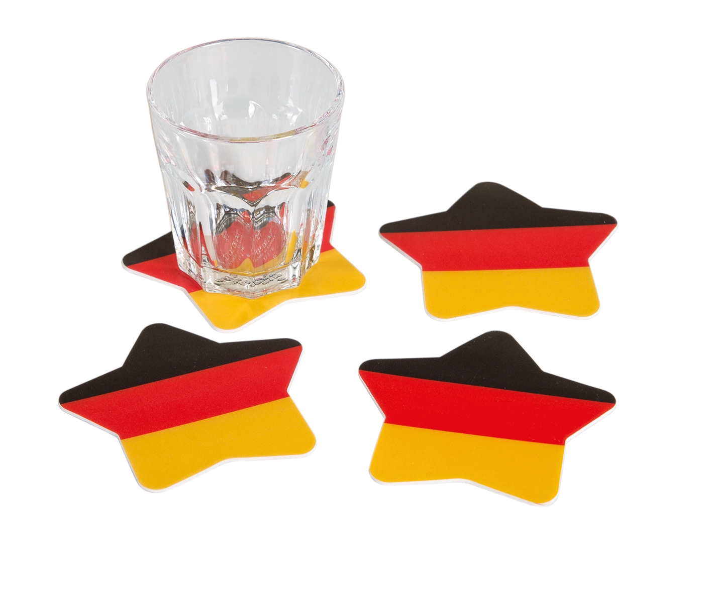 Deutschland - 4 Glas Untersetzer