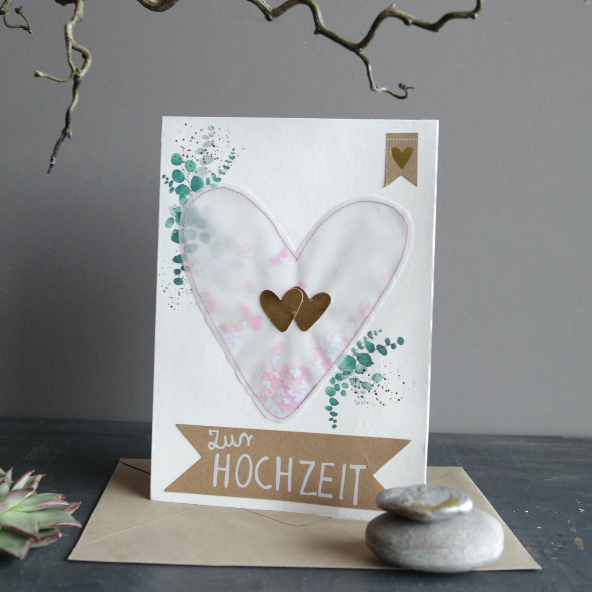 Riesenkarte "Zur Hochzeit"