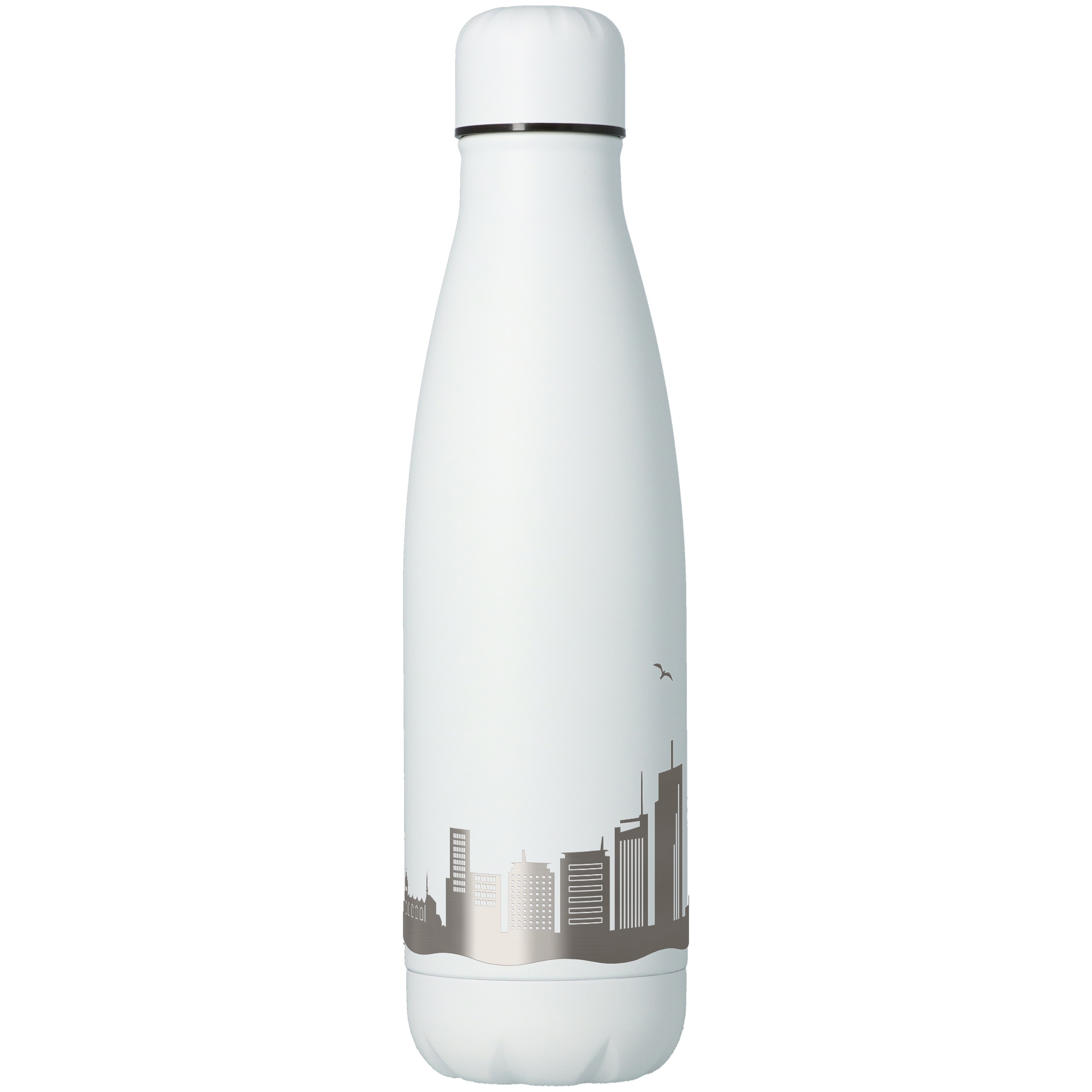 Trinkflasche Skyline Essen Weiß 500ml