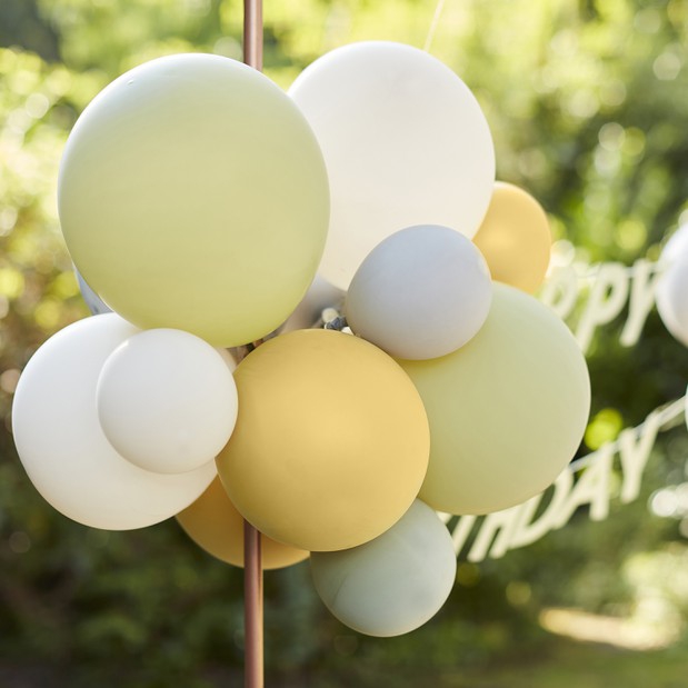 Let´s go WILD - DIY Girlandenset mit Ballons "Happy Birthday"