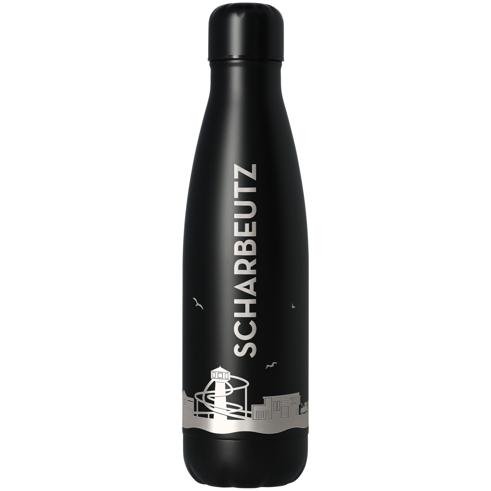 Trinkflasche Skyline Scharbeutz Schwarz 500ml