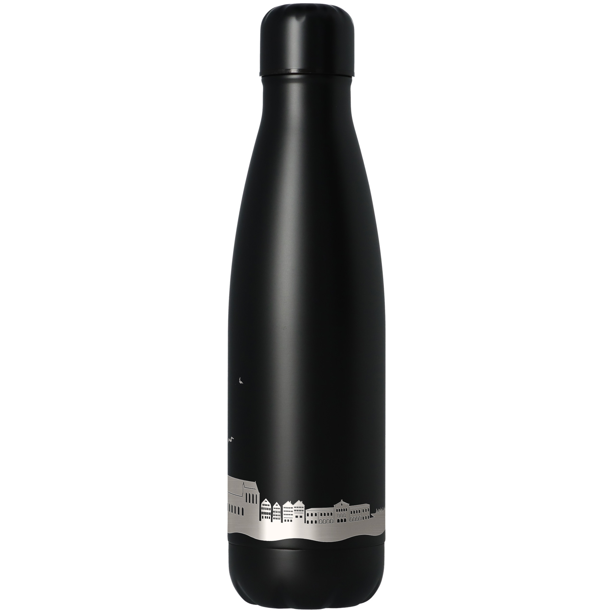 Trinkflasche Skyline Tübingen Schwarz 500ml