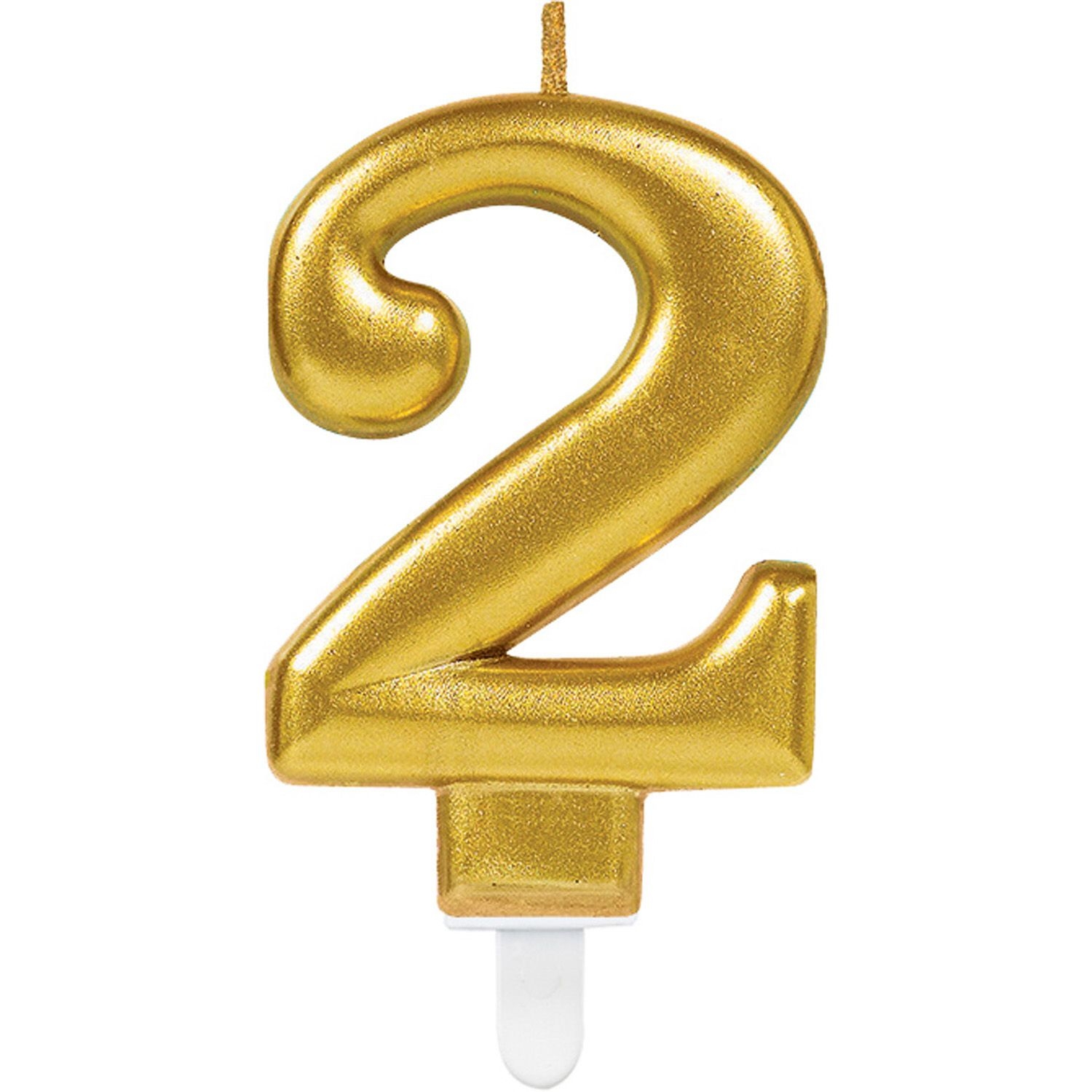 Sparkling Celebrations Gold - Zahlenkerze "2"