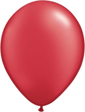 Qualatex Latexballon Pearl Ruby Red Ø 13cm