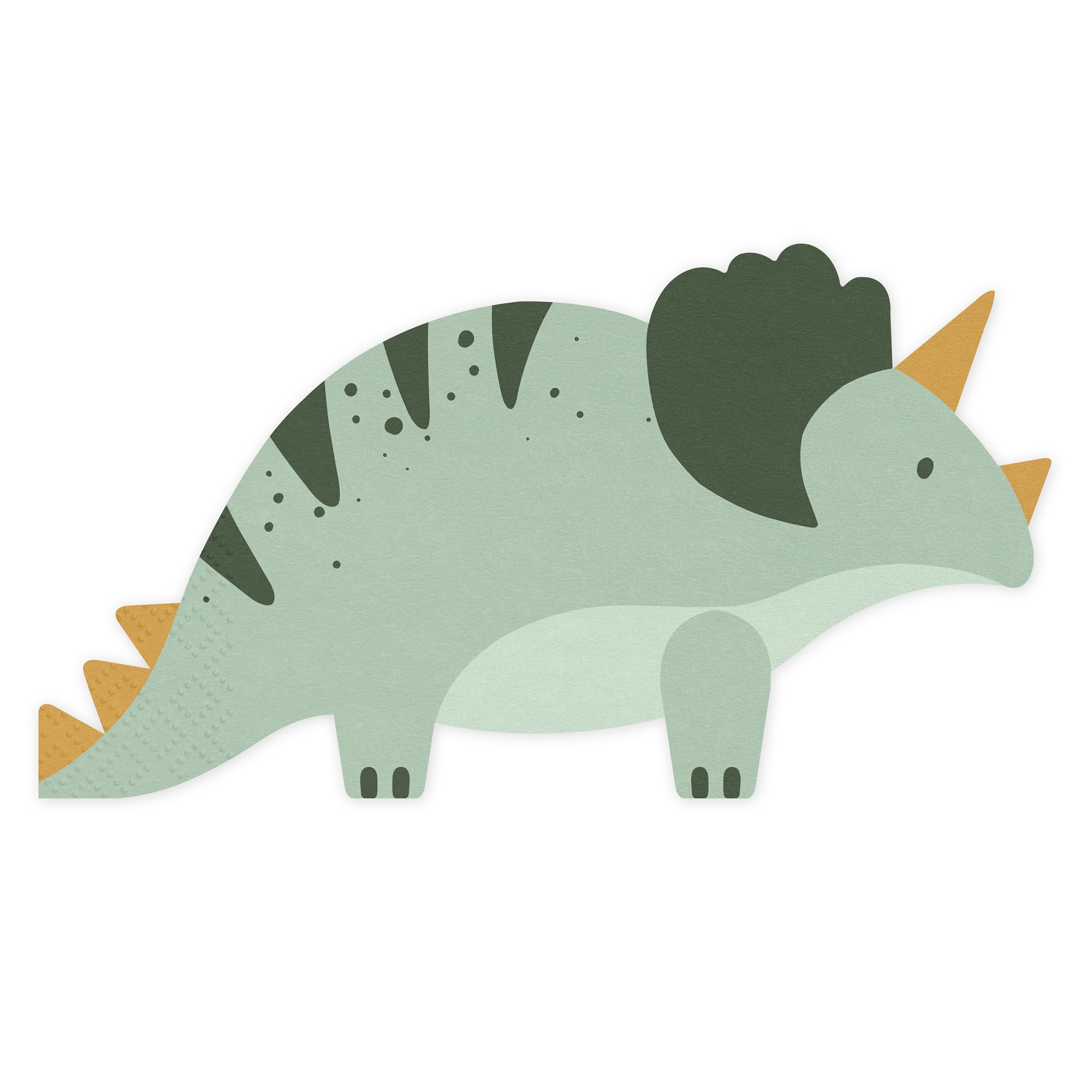 12 Servietten "Triceratops"