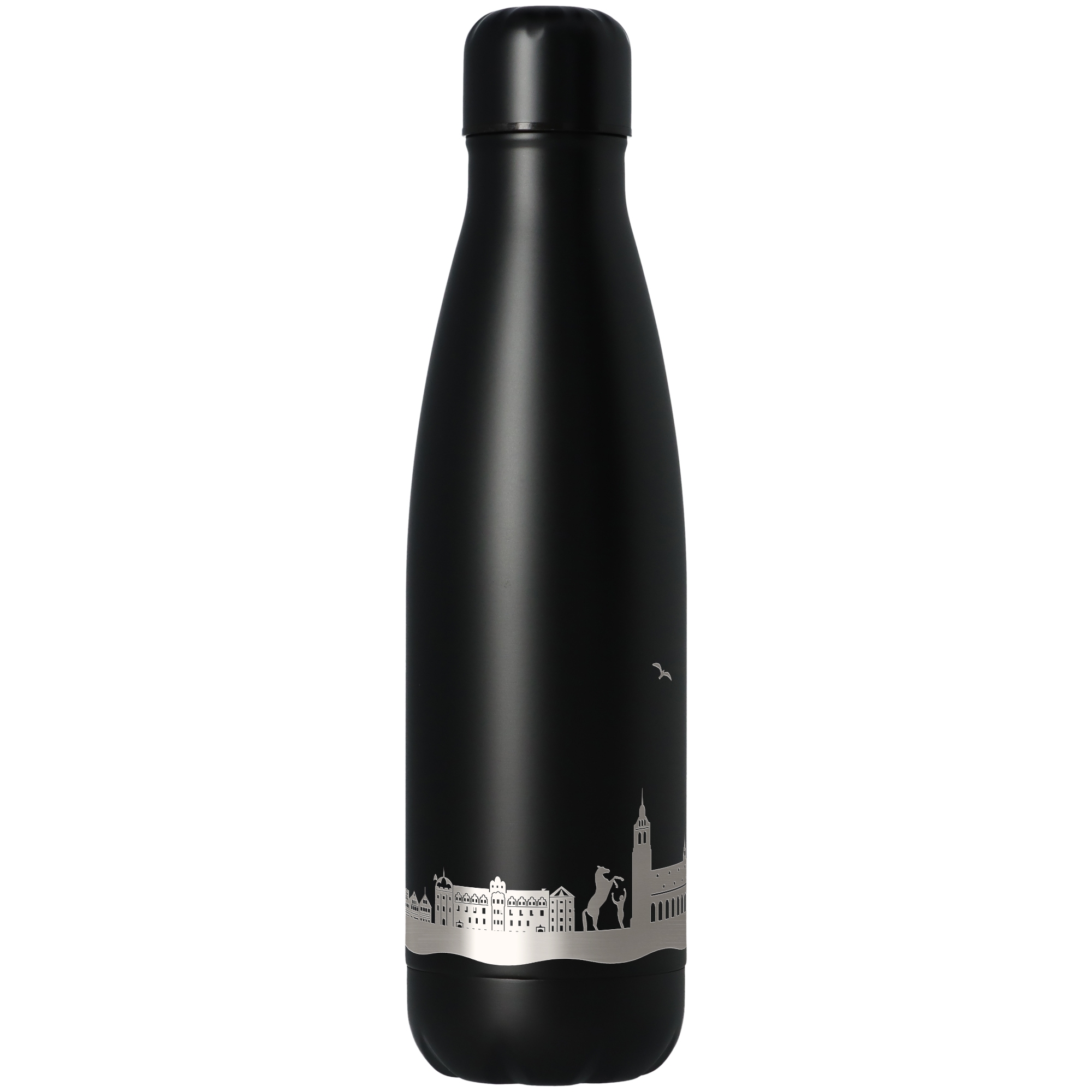 Trinkflasche Skyline Celle Schwarz 500ml