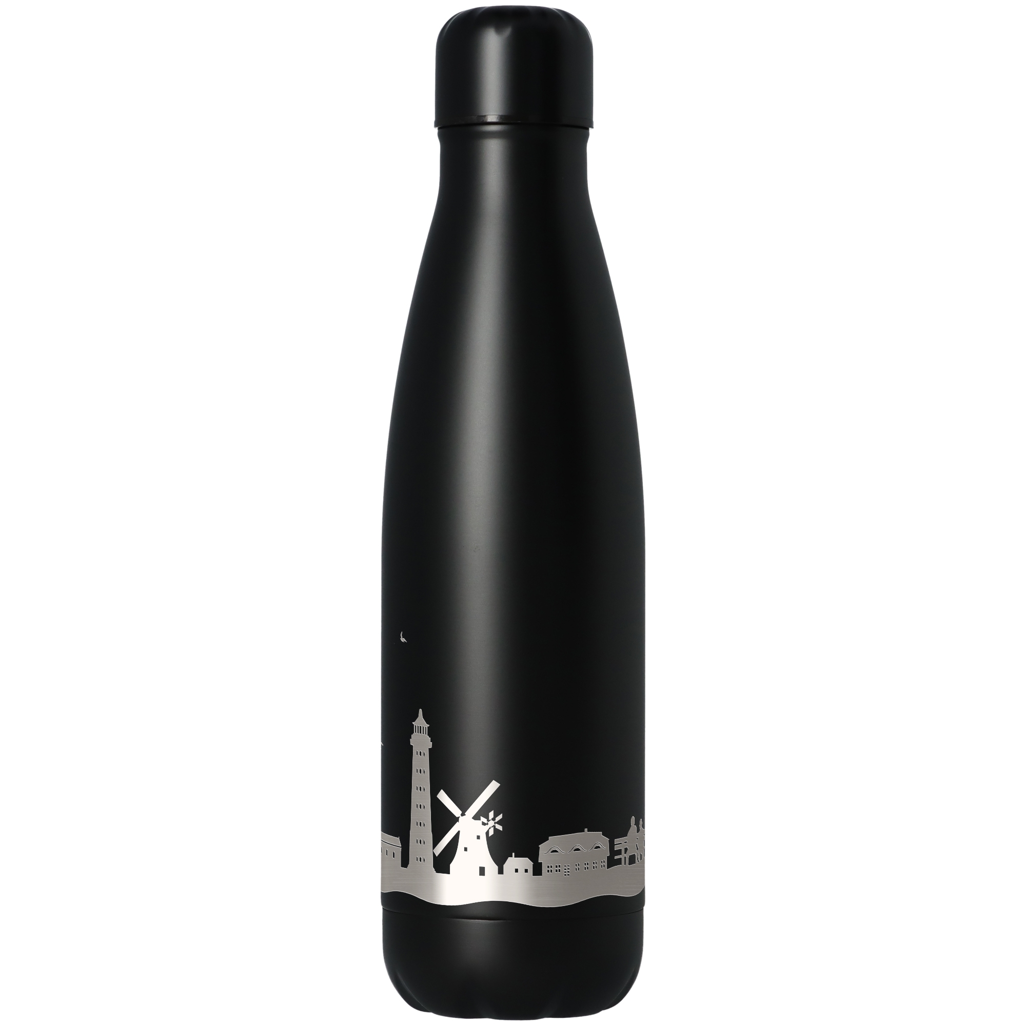 Trinkflasche Skyline Amrum Schwarz 500ml