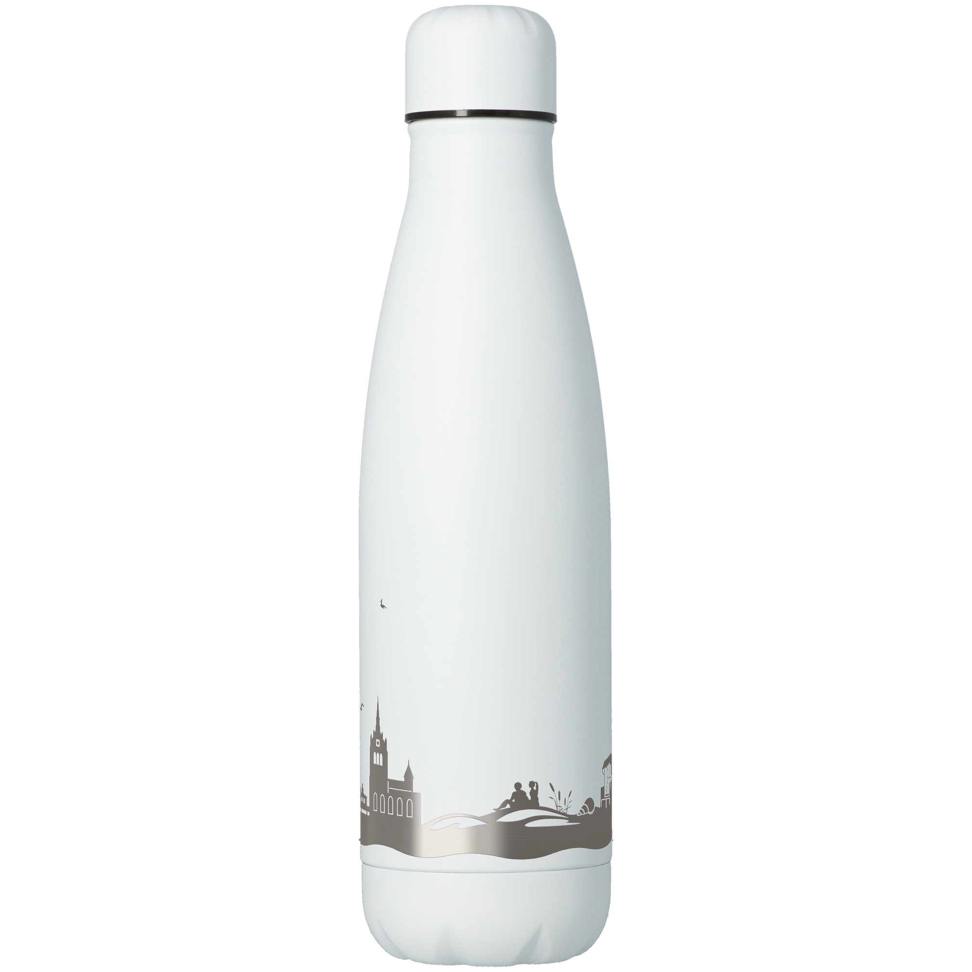 Trinkflasche Skyline Usedom Weiß 500ml