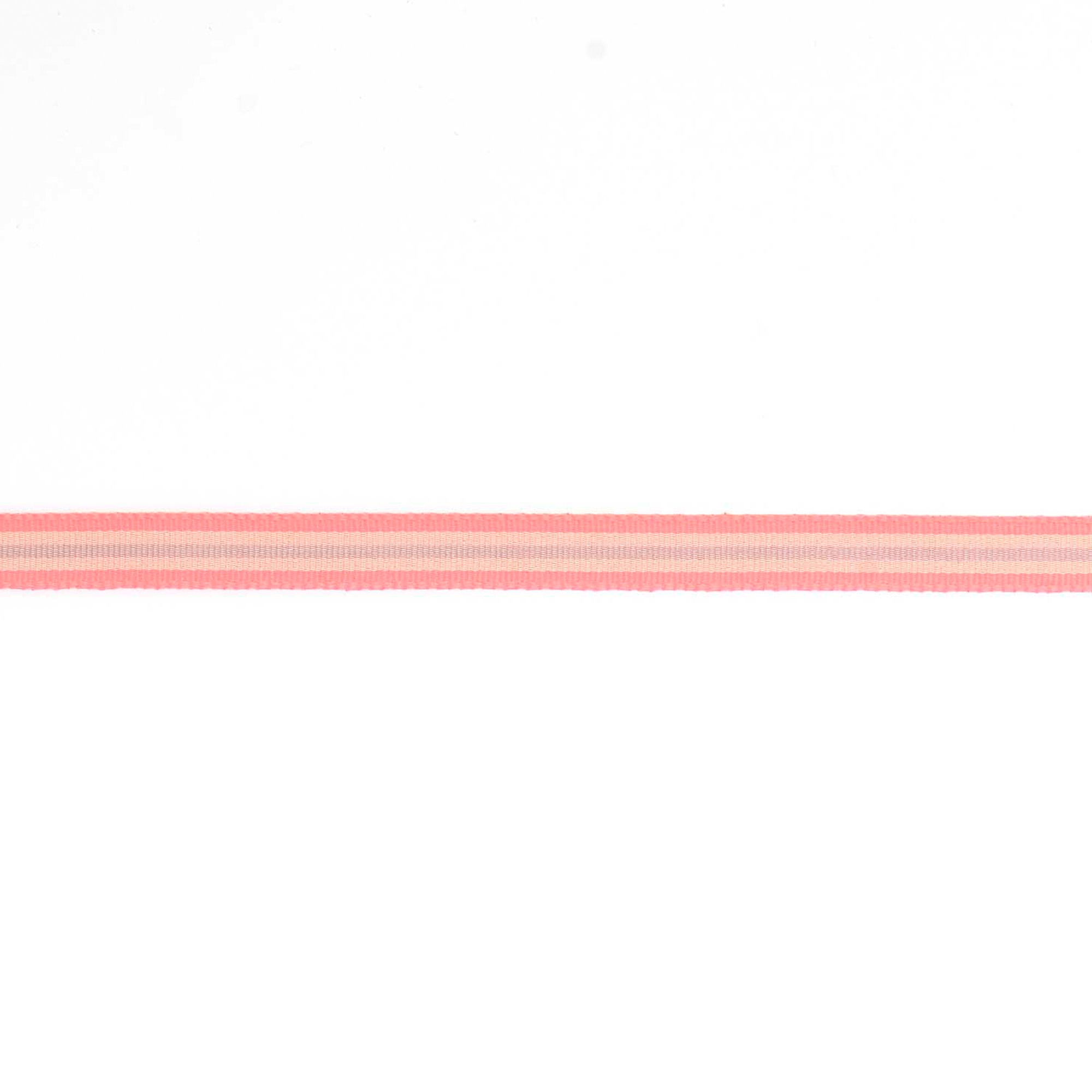 Webband Multi Streifen, Neon Pink/Gelb/Grau, 10mm / 3m