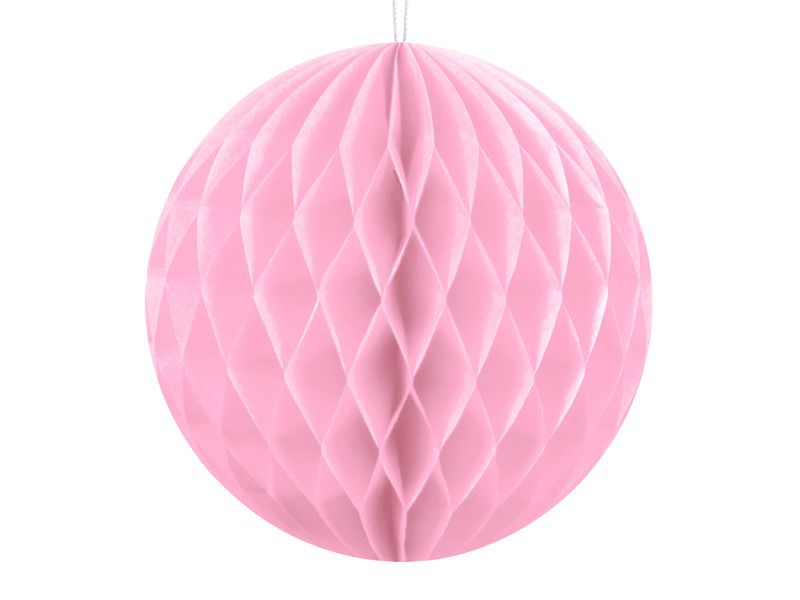 Wabenball Rosa, M - 20 cm Ø