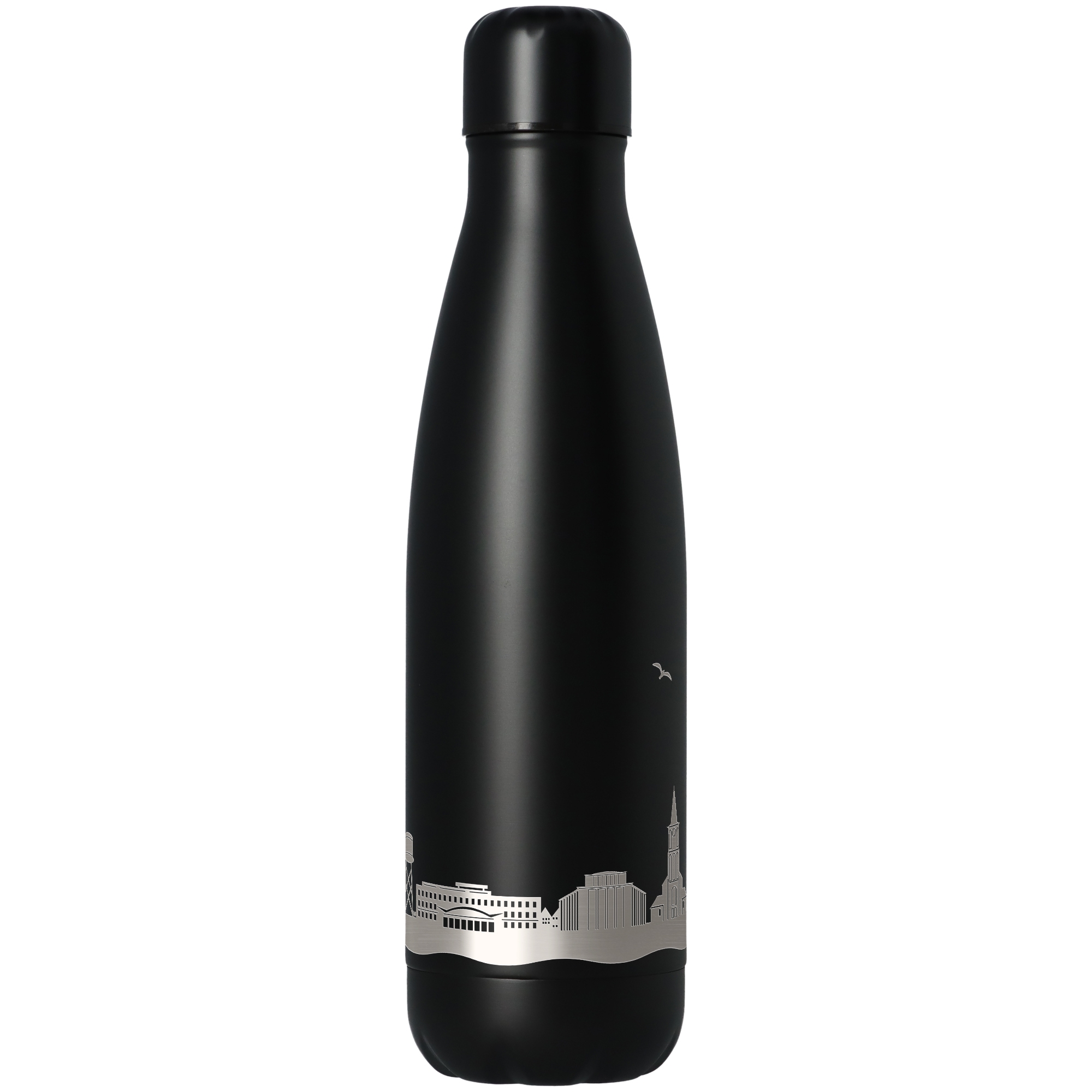 Trinkflasche Skyline Bochum Schwarz 500ml