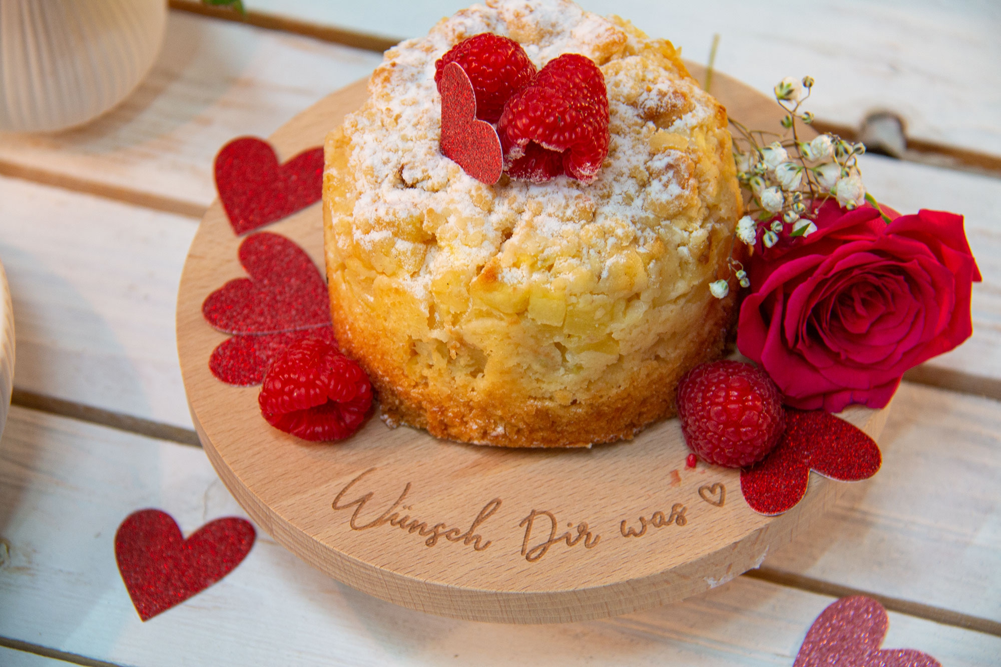 Eulenschnitt - Mini Kuchenständer "Wünsch dir was"